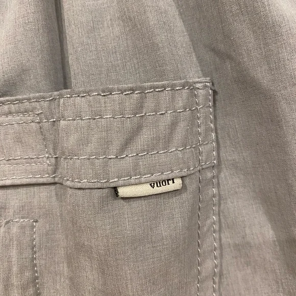 Vuori Kore Shorts Men's Size XL Light Gray Lined - Picture 3 of 4